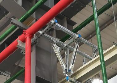 丰泽该抗震支架的整体式支吊架结构协调性好